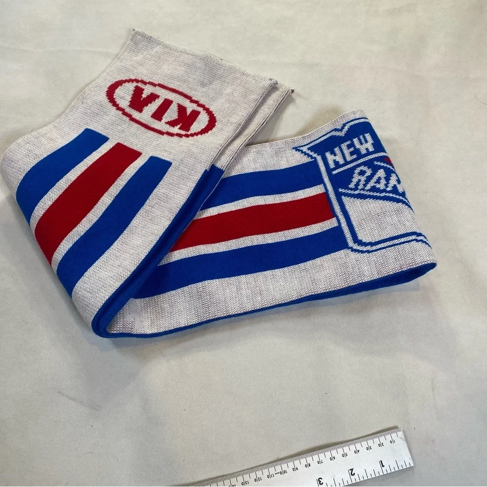 New York Rangers Hockey Team NHL Giveaway Winter Scarf